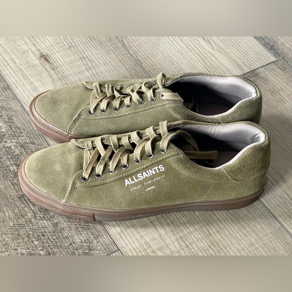ALLSAINTS Underground Suede Low Top Trainers Sneakers Men’s Size 43 (US10)
